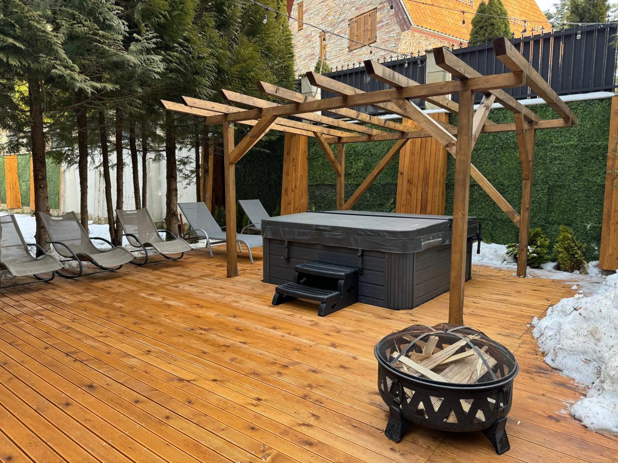 Villa Adis With Hot Pool & Jacuzzi By Bookvillabg Borovets Exterior foto